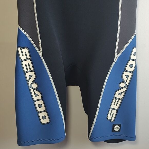 Sea-Doo Bombardier Men's Short Sleeve Size Small Shorty Wet Suit - Picture 8 of 17